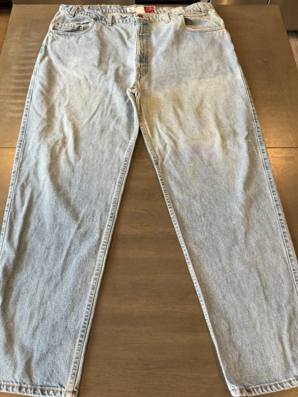 Vintage Levi Strauss 545 Loose Fit Men’s Jeans W46 L32 Medium Wash Brown Tag